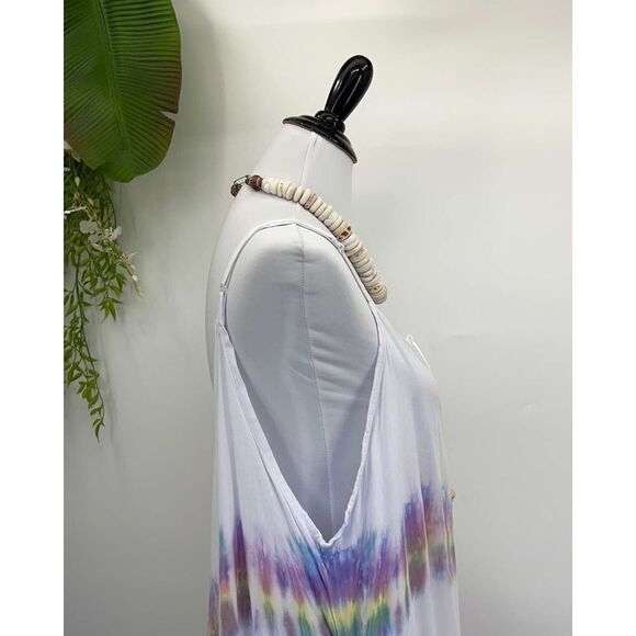 The Kau wela Mini Romper Beach Boho Romper Gypsy Overall Wide Leg - Picture 12 of 16